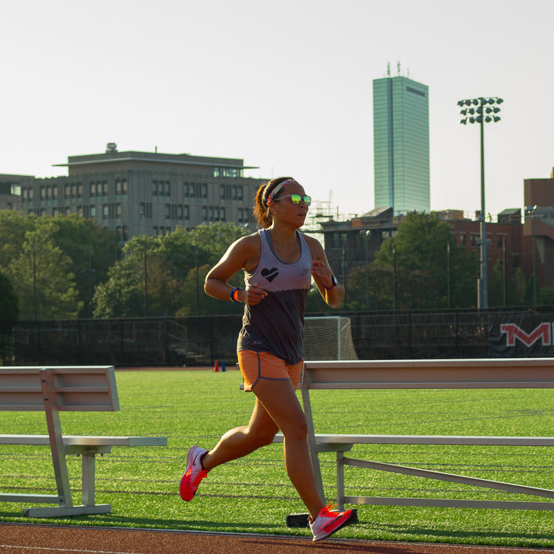 Rachel Moo runs the Boston Marathon in honor of her former student who died  in last year's bombings – New York Daily News